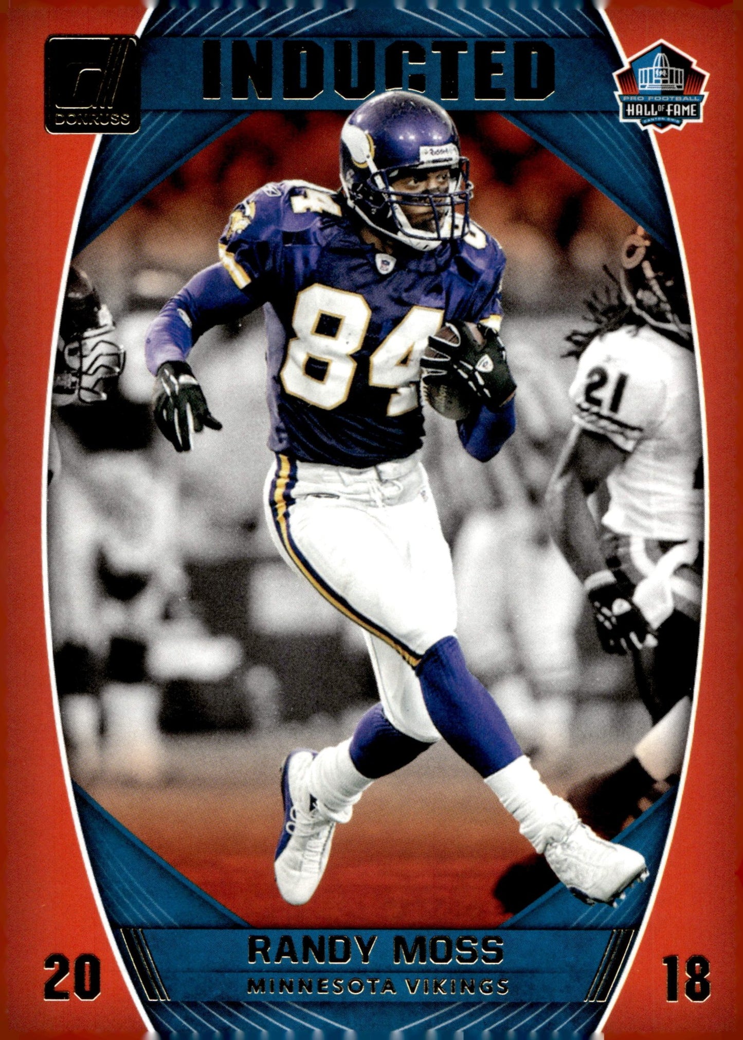 Randy Moss 2018 Panini Donruss Inducted #I - 3 - Collector Store LLC