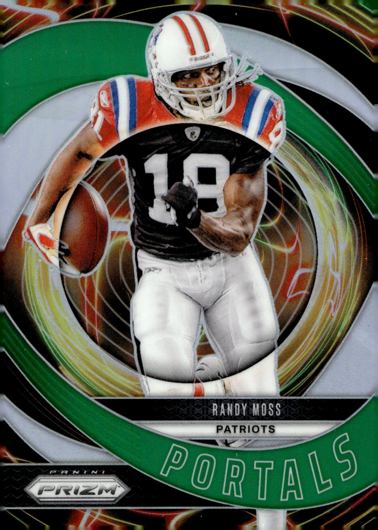 Randy Moss 2024 Panini Prizm Portals Green Prizm #3 - Collector Store LLC