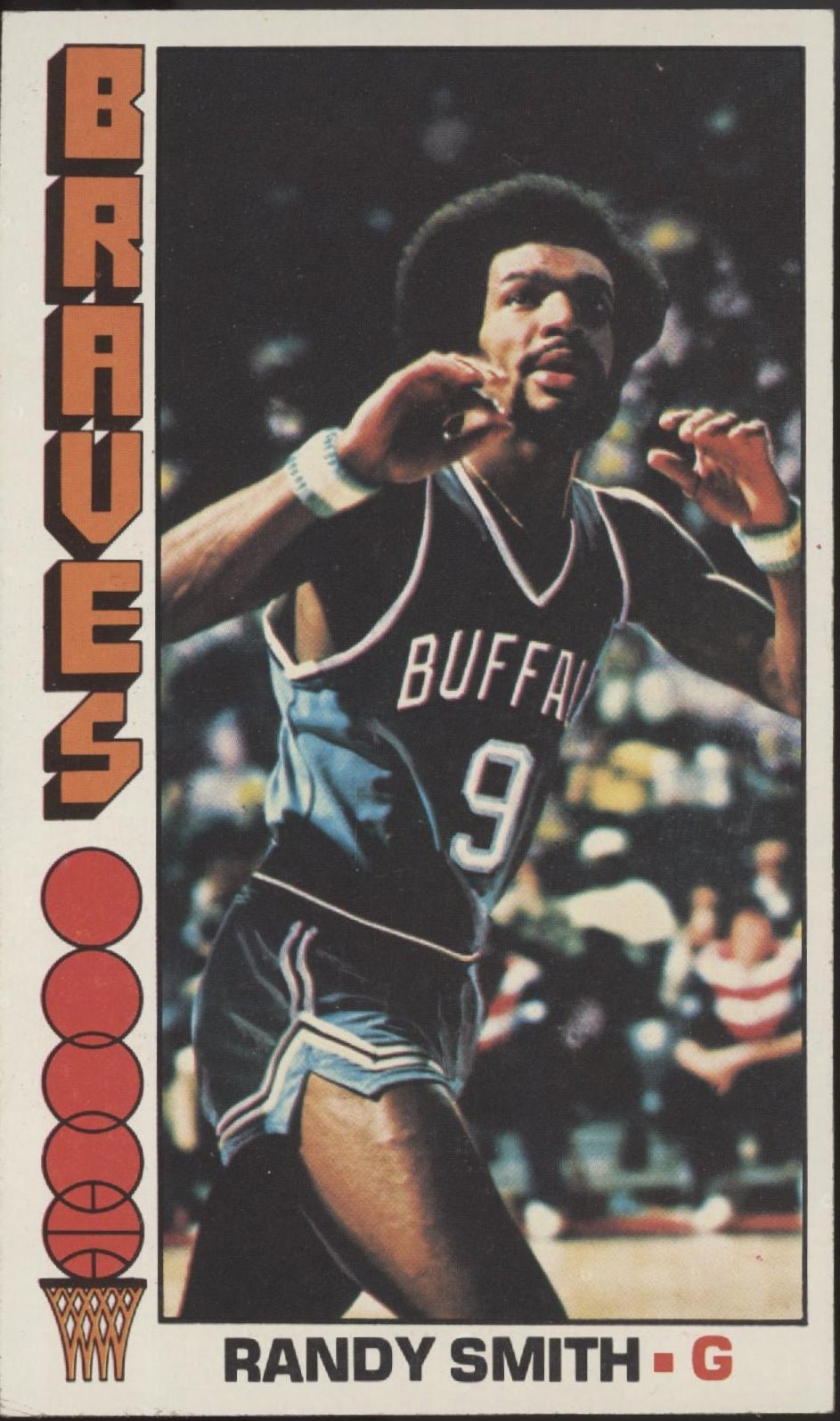 Randy Smith 1976 - 77 Topps Oversized #40 Buffalo Braves - Collector Store LLC