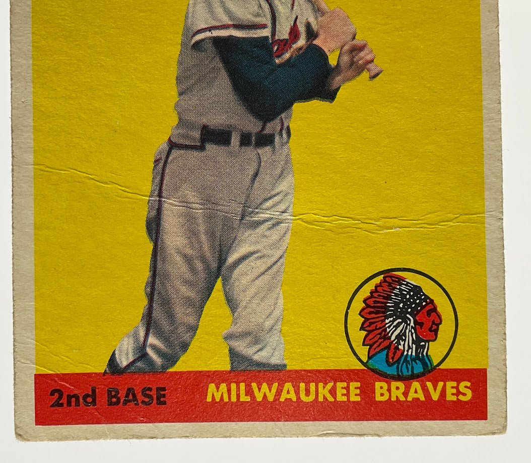Red Schoendienst 1958 Topps #190 Milwaukee Braves PR - Collector Store LLC