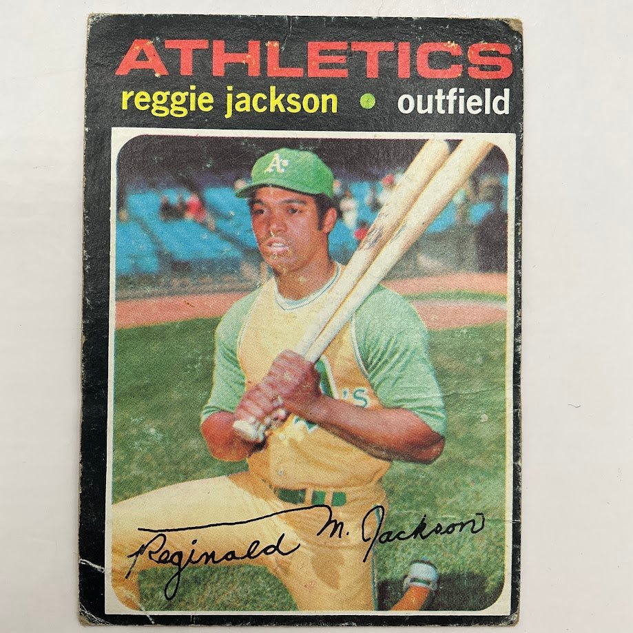 Reggie Jackson 1971 Topps #20 Oakland Athletics PR #1 - Collector Store LLC