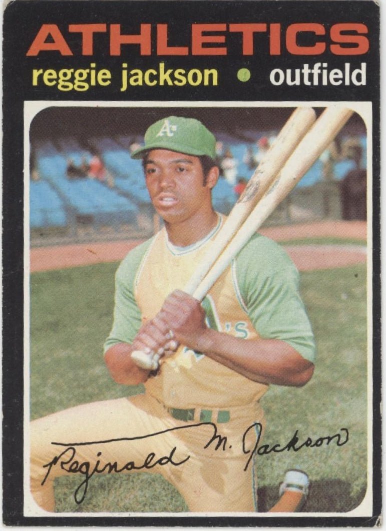 Reggie Jackson 1971 Topps #20 Oakland Athletics VG - EX - Collector Store LLC