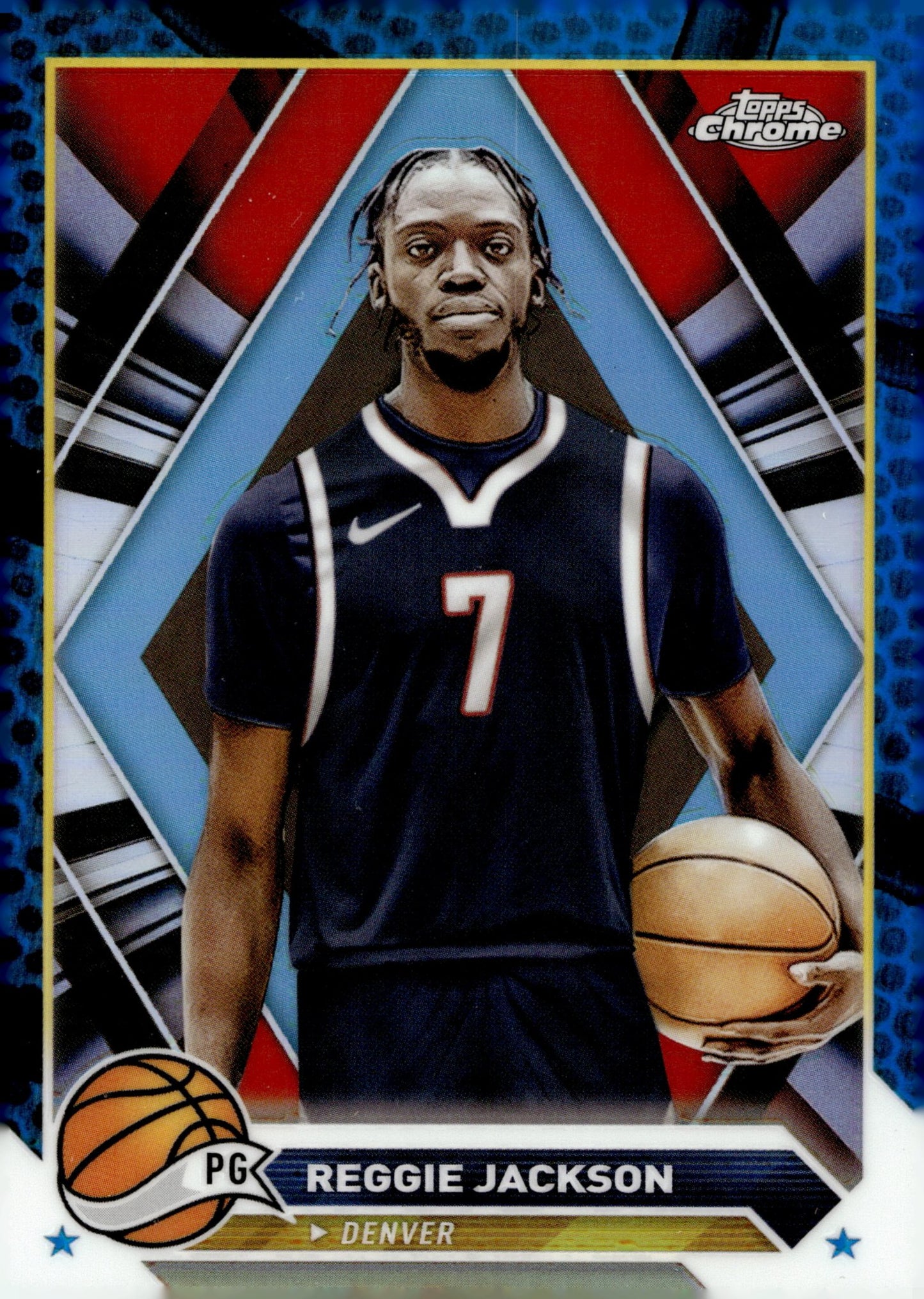 Reggie Jackson 2024 Topps Chrome Blue Refractor #168 - Collector Store LLC