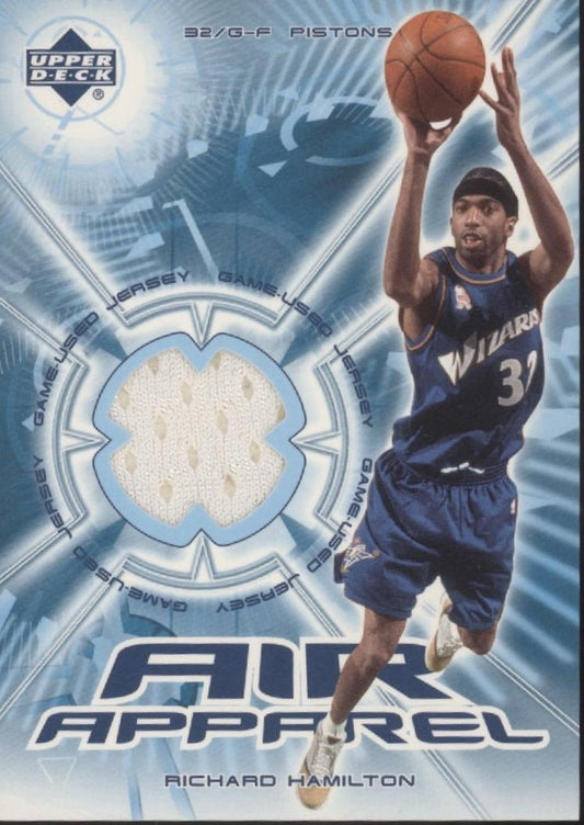 Richard Hamilton 2002 - 03 Upper Deck Air Apparel Swatch #RH - AA - Collector Store LLC