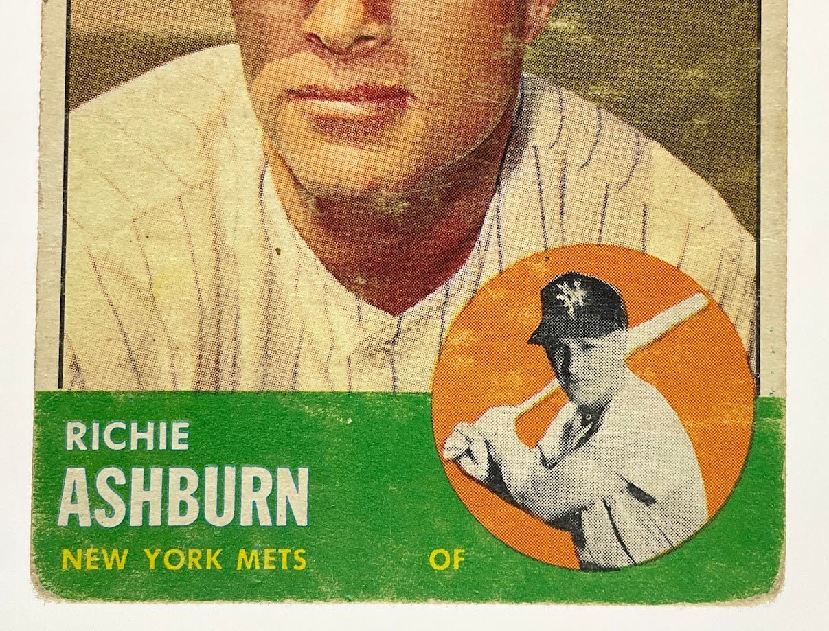 Richie Ashburn 1963 Topps #135 New York Mets PR - Collector Store LLC
