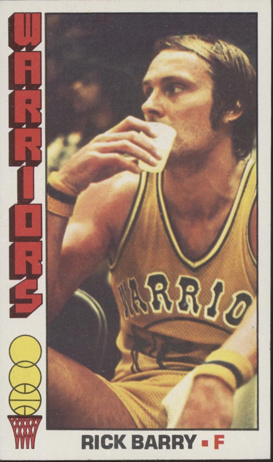 Rick Barry 1976 - 77 Topps Oversized #50 Golden State Warriors EX #1 - Collector Store LLC