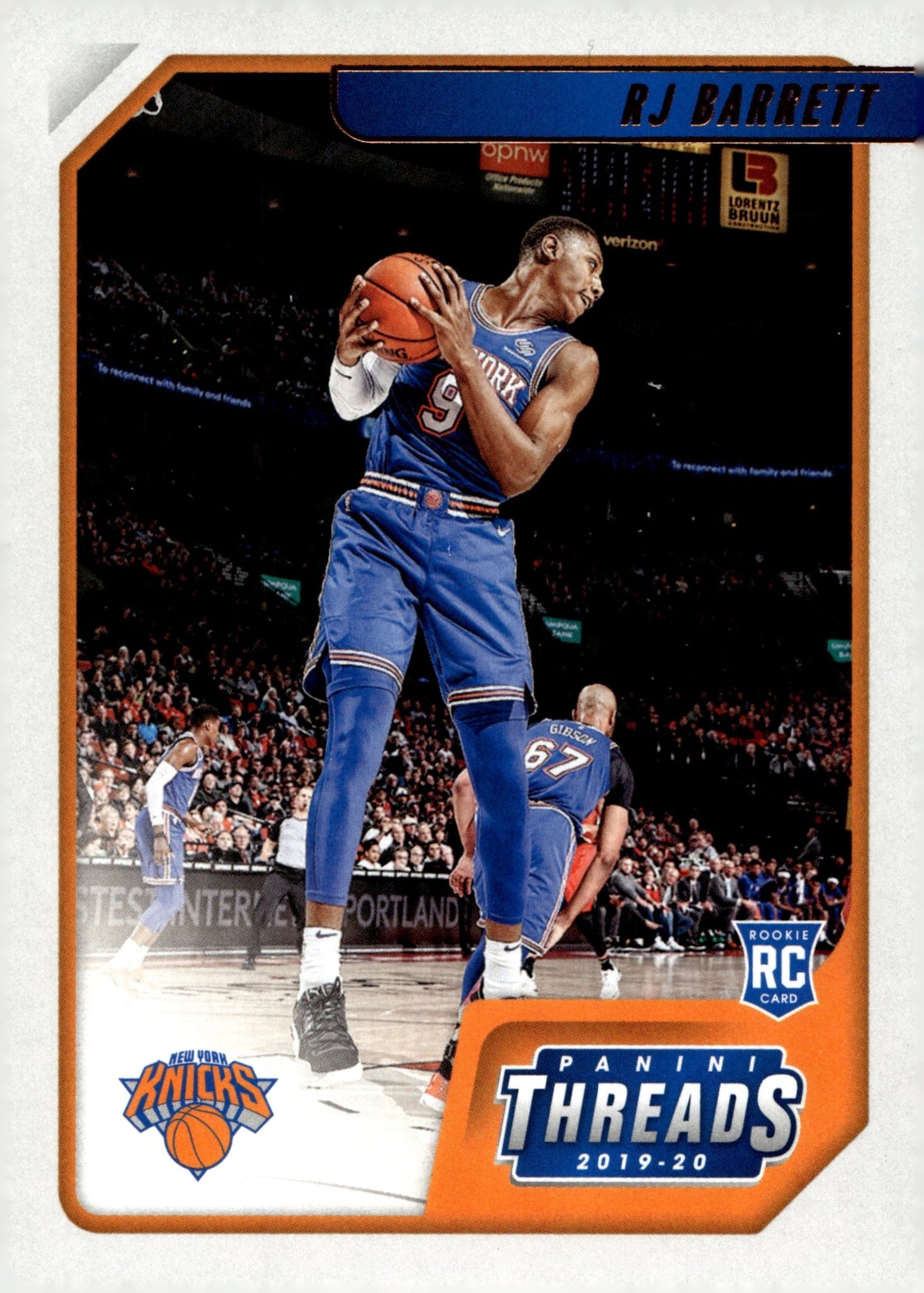 RJ Barrett 2019 - 20 Panini Chronicles Threads RC #90 - Collector Store LLC