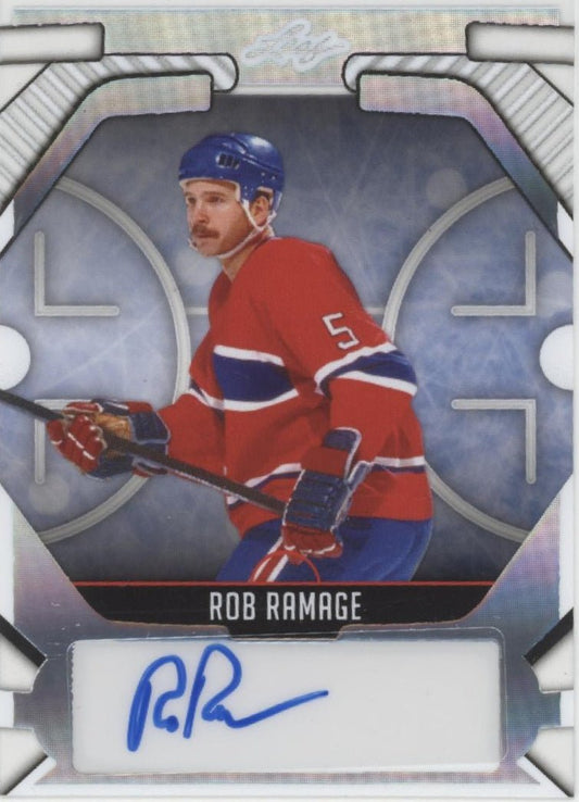 Rob Ramage 2025 Leaf Clear Card Auto 1/3 BC - RR1 - Collector Store LLC