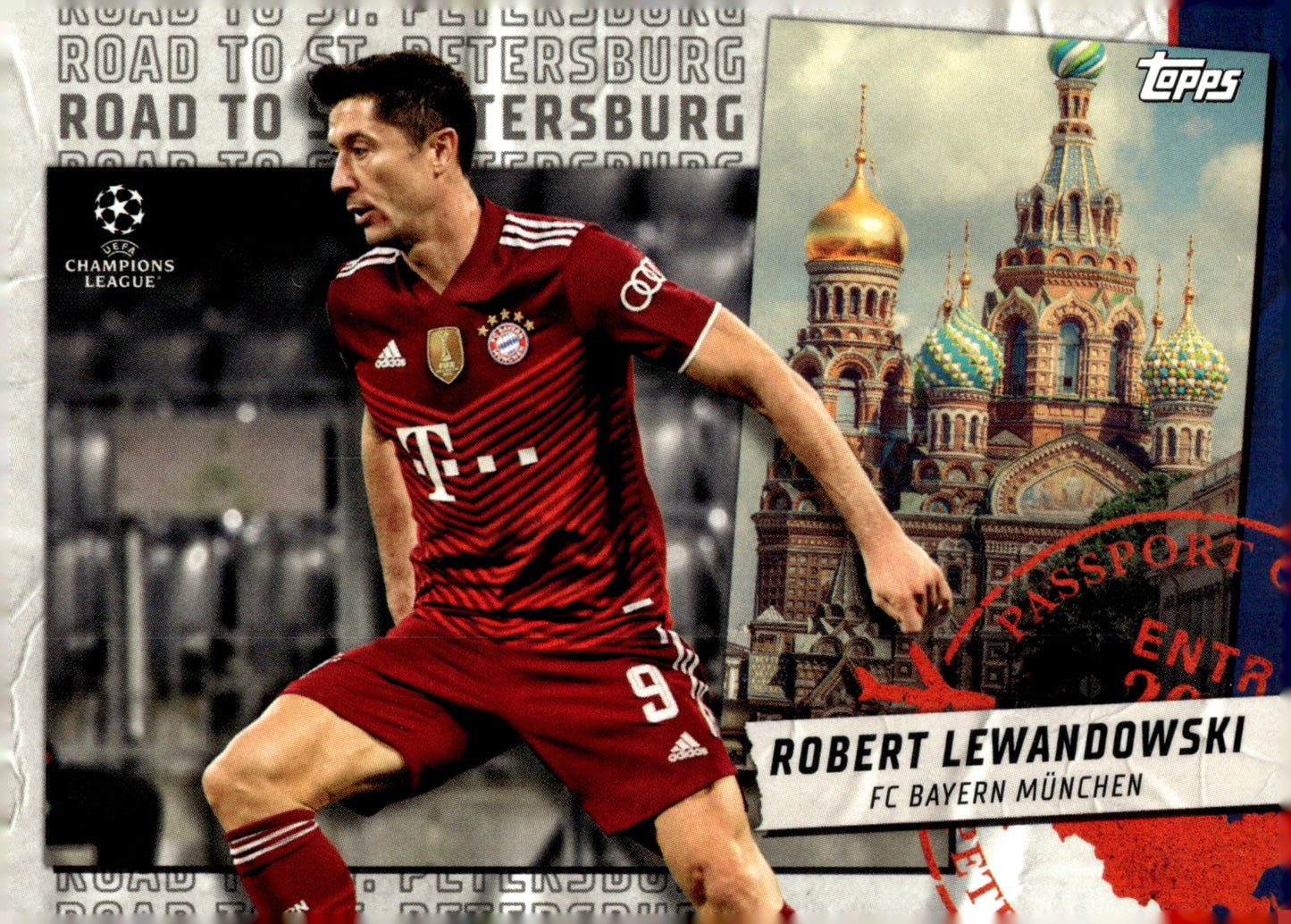 Robert Lewandowski 2021 - 22 Topps UEFA Champions League #RSP - 12 - Collector Store LLC