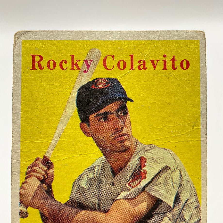 Rocky Colavito 1958 Topps #368 Cleveland Indians GD - Collector Store LLC