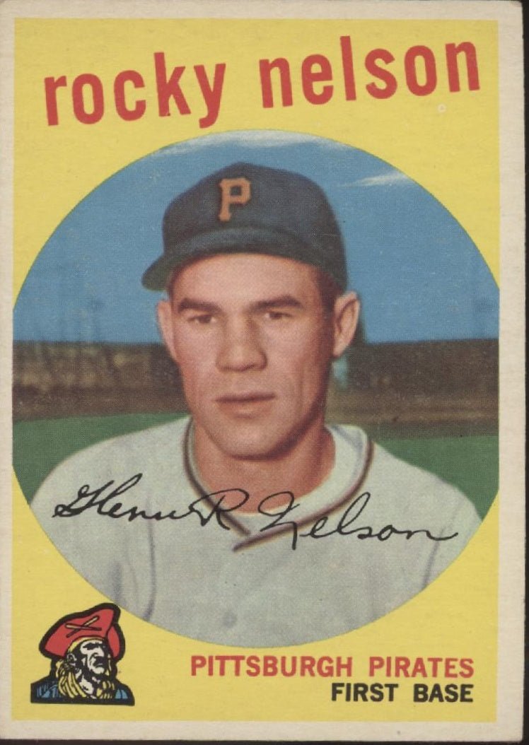Rocky Nelson 1959 Topps #446 Pittsburgh Pirates EX - Collector Store LLC