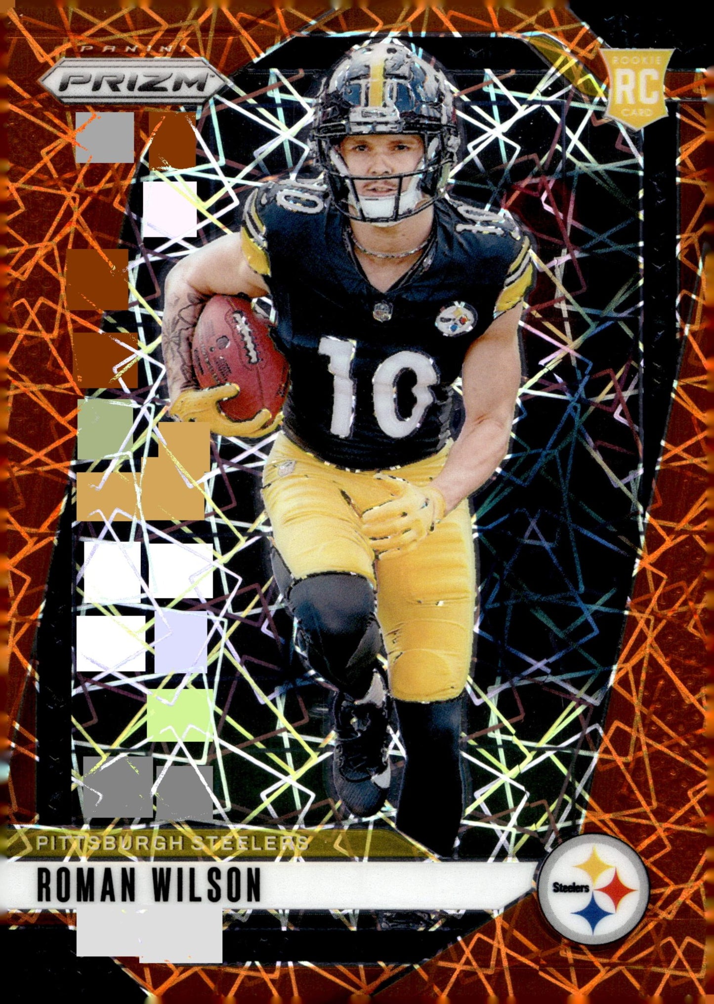 Roman Wilson 2024 Panini Prizm Orange Lazer Prizm RC #384 - Collector Store LLC