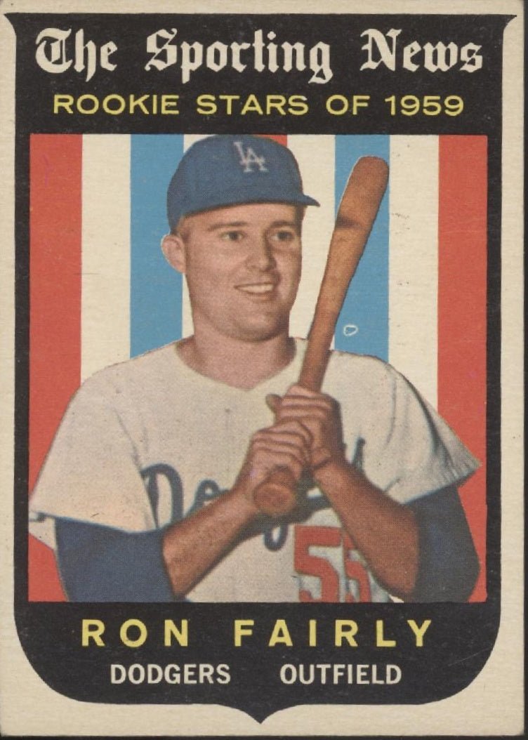 Ron Fairly 1959 Topps Sporting News RC #125 Los Angeles Dodgers VG - EX - Collector Store LLC