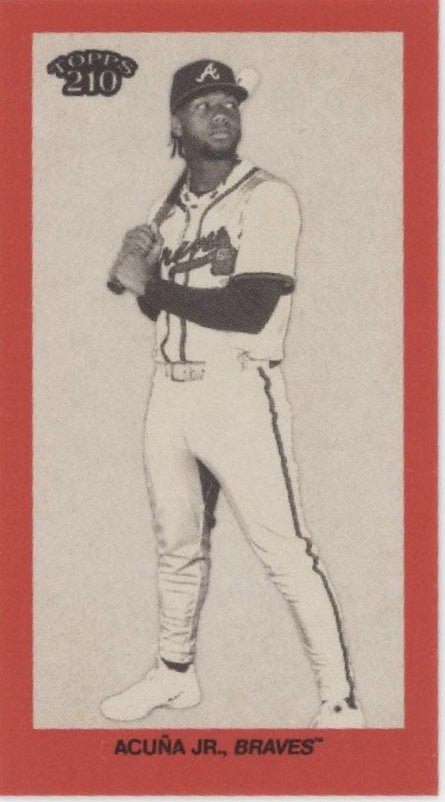 Ronald Acuna Jr. 2024 Topps 210 Series Old Mill Mini - Collector Store LLC