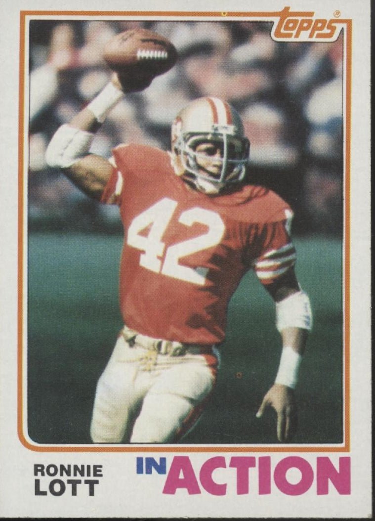 Ronnie Lott 1982 Topps In Action #487 San Francisco 49ers #4 - Collector Store LLC