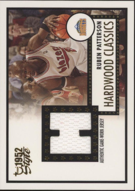 Ruben Patterson 2005 - 06 Topps 1952 Style Swatch #HCR - RP - Collector Store LLC