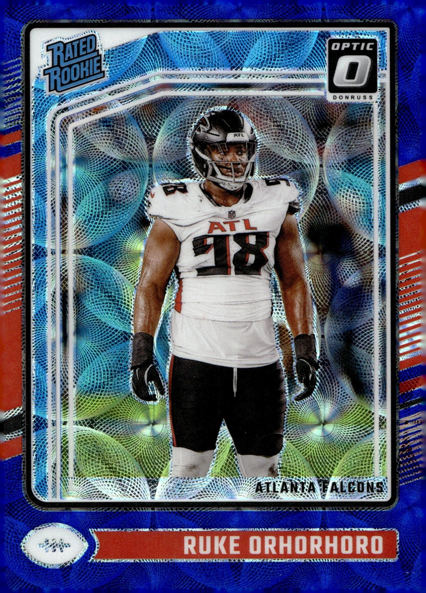 Ruke Orhorhoro 2024 Panini Donruss Optic Rated Rookie Blue Scope Prizm RC 287 - Collector Store LLC