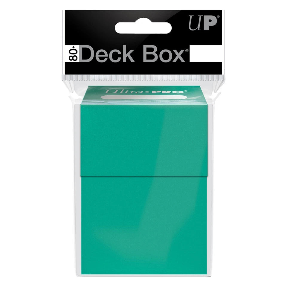 Ultra Pro: PRO 80+ Deck Box (Aqua) - Collector Store LLC
