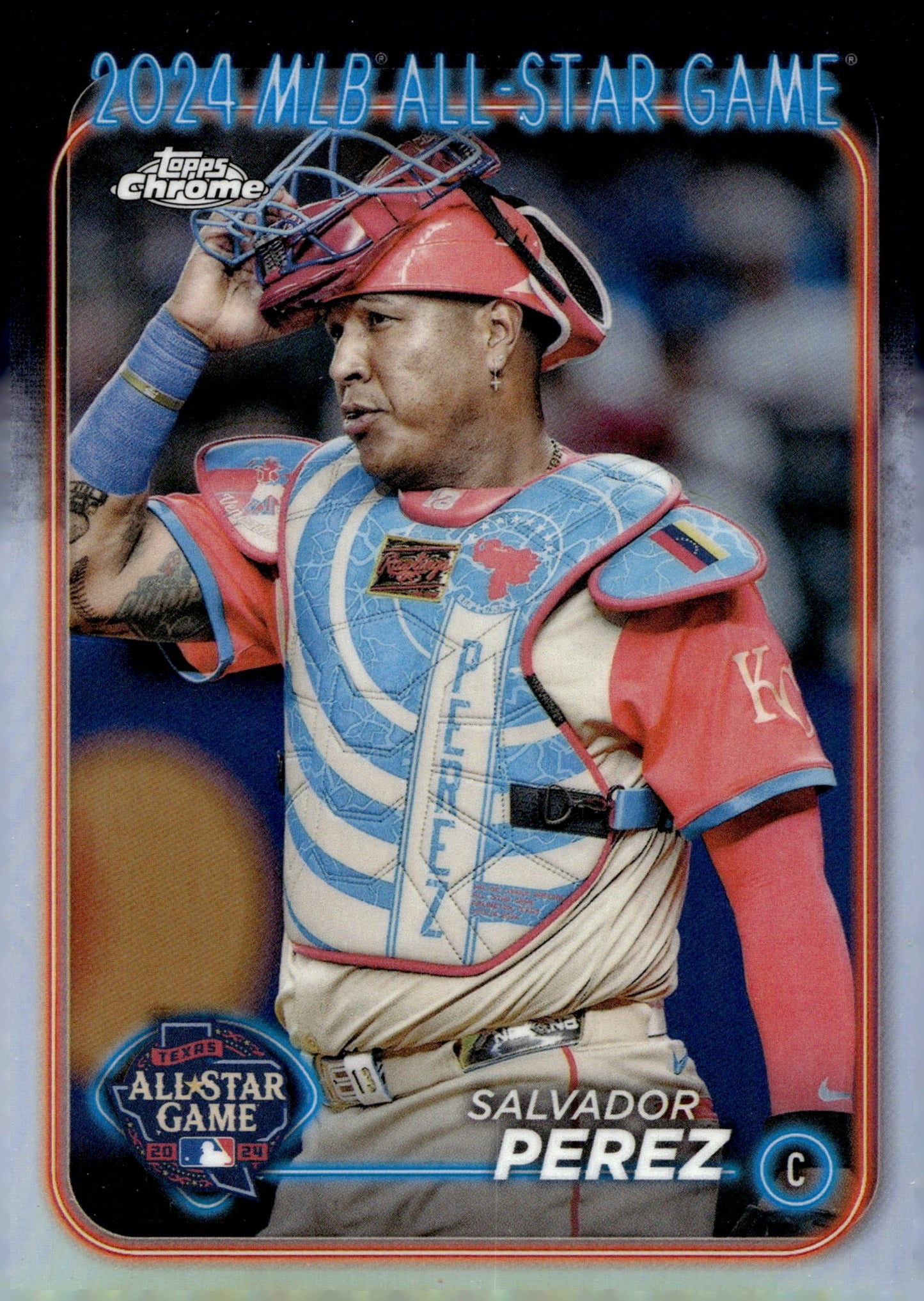 Salvador Perez 2024 Topps Chrome All Star Game Refractor #ASGC - 33 - Collector Store LLC