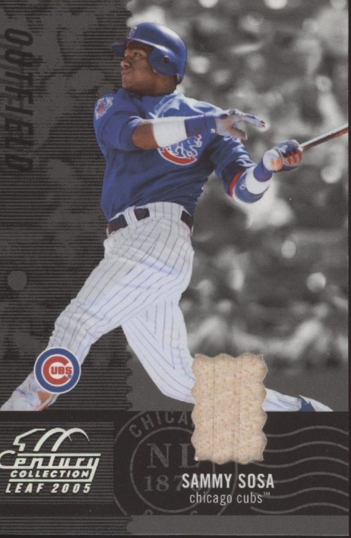 Sammy Sosa 2004 Leaf Century Collection Bat Relic 009/100 #21 - Collector Store LLC