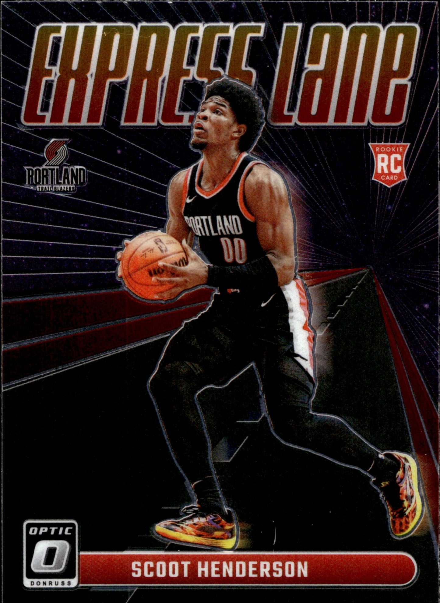 Scoot Henderson 2023 - 24 Panini Donruss Optic Express Lane RC #14 - Collector Store LLC