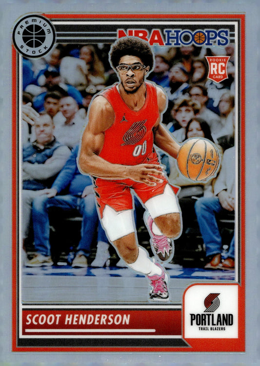 Scoot Henderson 2023 - 24 Panini Premium Stock Prizm RC #137 - Collector Store LLC