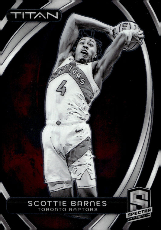 Scottie Barnes 2023 - 24 Panini Spectra Titan Black & White #5 - Collector Store LLC