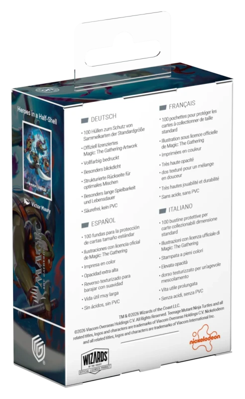 Ultimate Guard MTG TMNT Art Sleeves - Heroes in a Half Shell