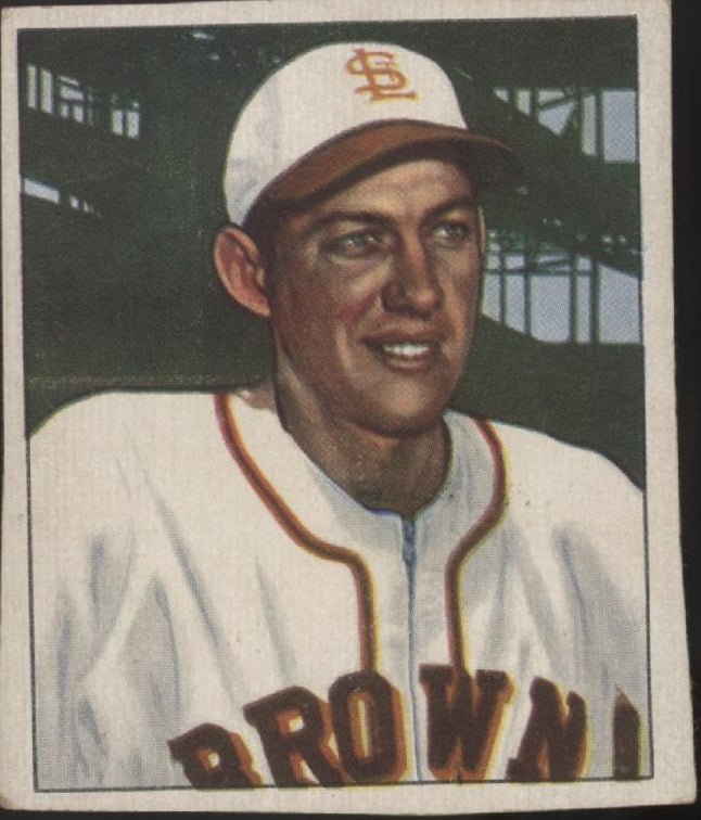 Sherman Lollar 1950 Bowman RC #142 St. Louis Browns VG - Collector Store LLC