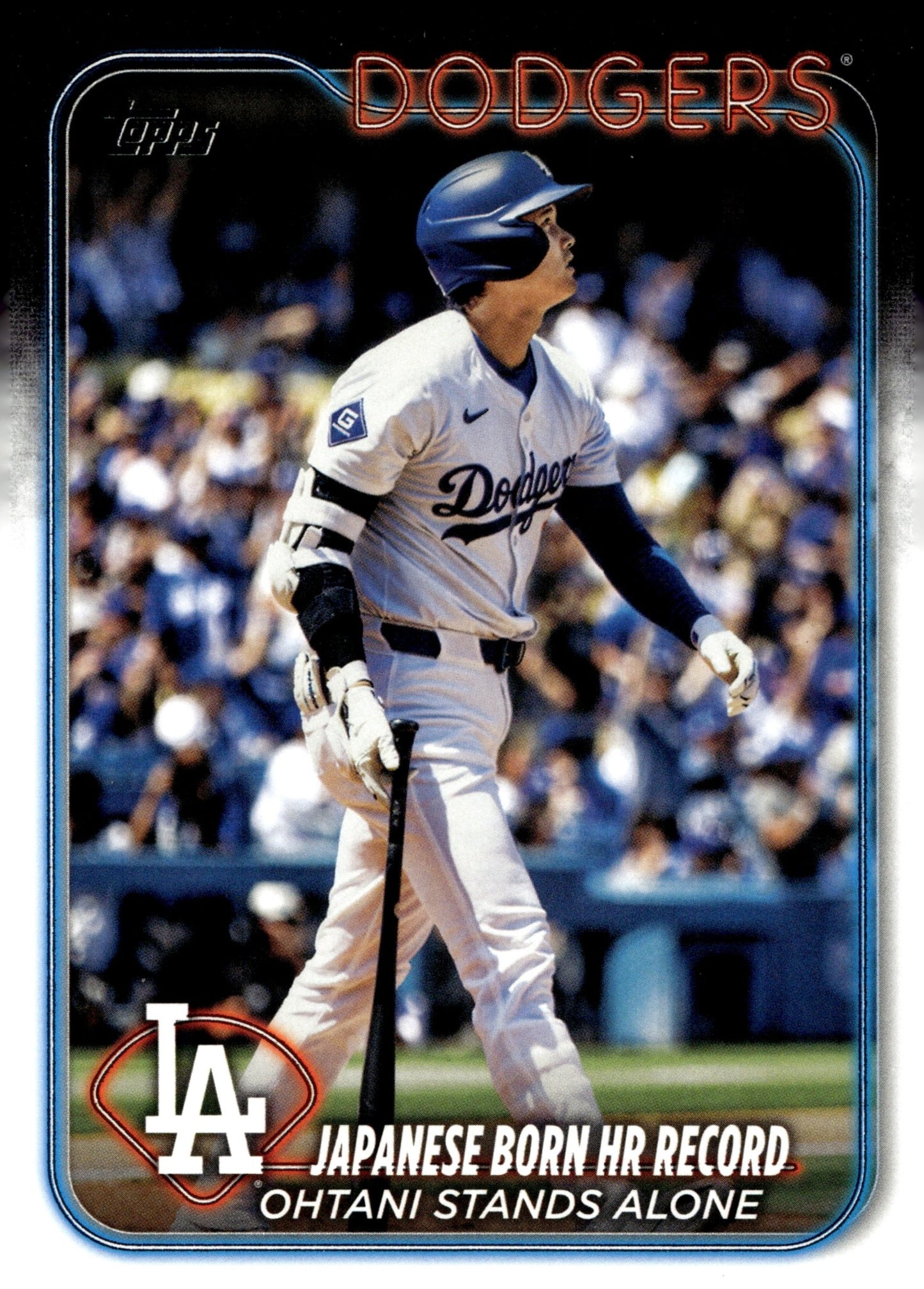 Shohei Ohani 2024 Topps Update Series Japanese Born HR Record #US123 #1 - Collector Store LLC