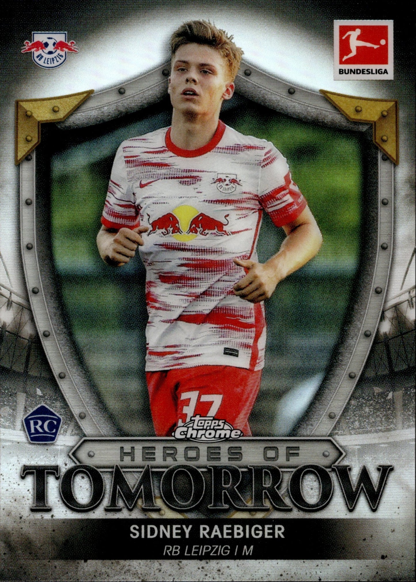 Sidney Raebiger 2021 - 22 Topps Chrome Bundesliga Heroes of Tomorrow RC #HT - ST - Collector Store LLC