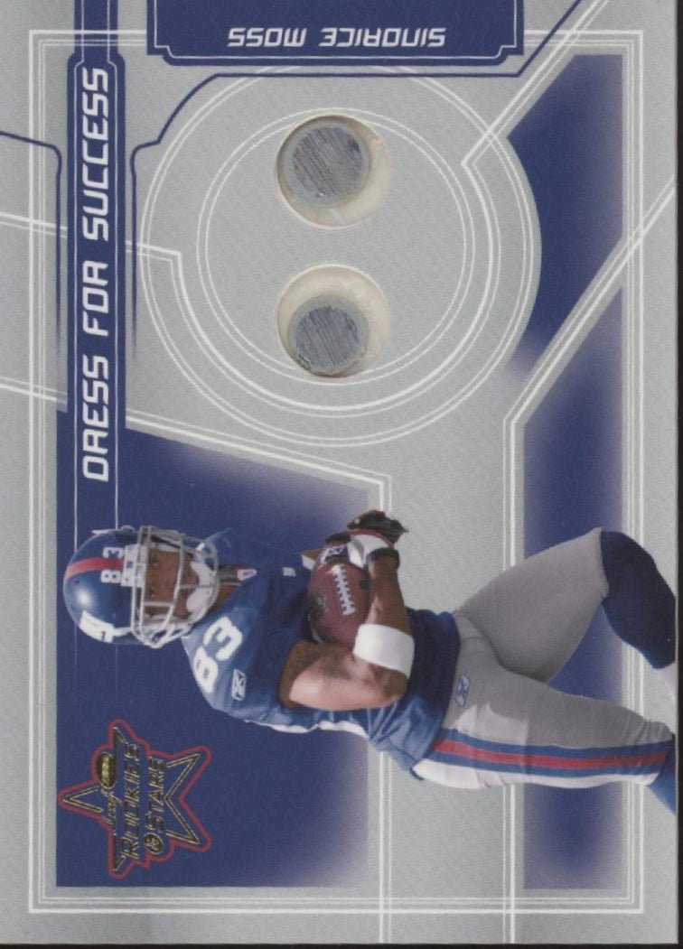 Sindaice Moss 2006 Leaf Rookies & Stars Dress for Success Facemask Relic 106/350 - Collector Store LLC