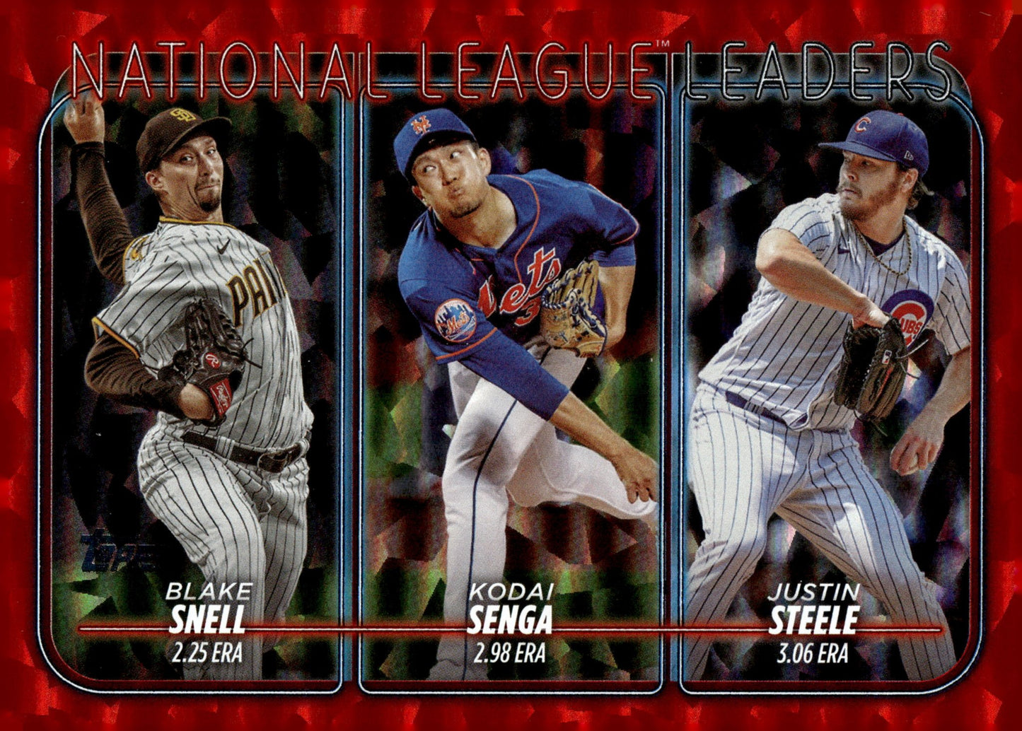 Snell / Senga / Steele 2024 Topps Series 1 Red Foilboard 198/199 #212 - Collector Store LLC