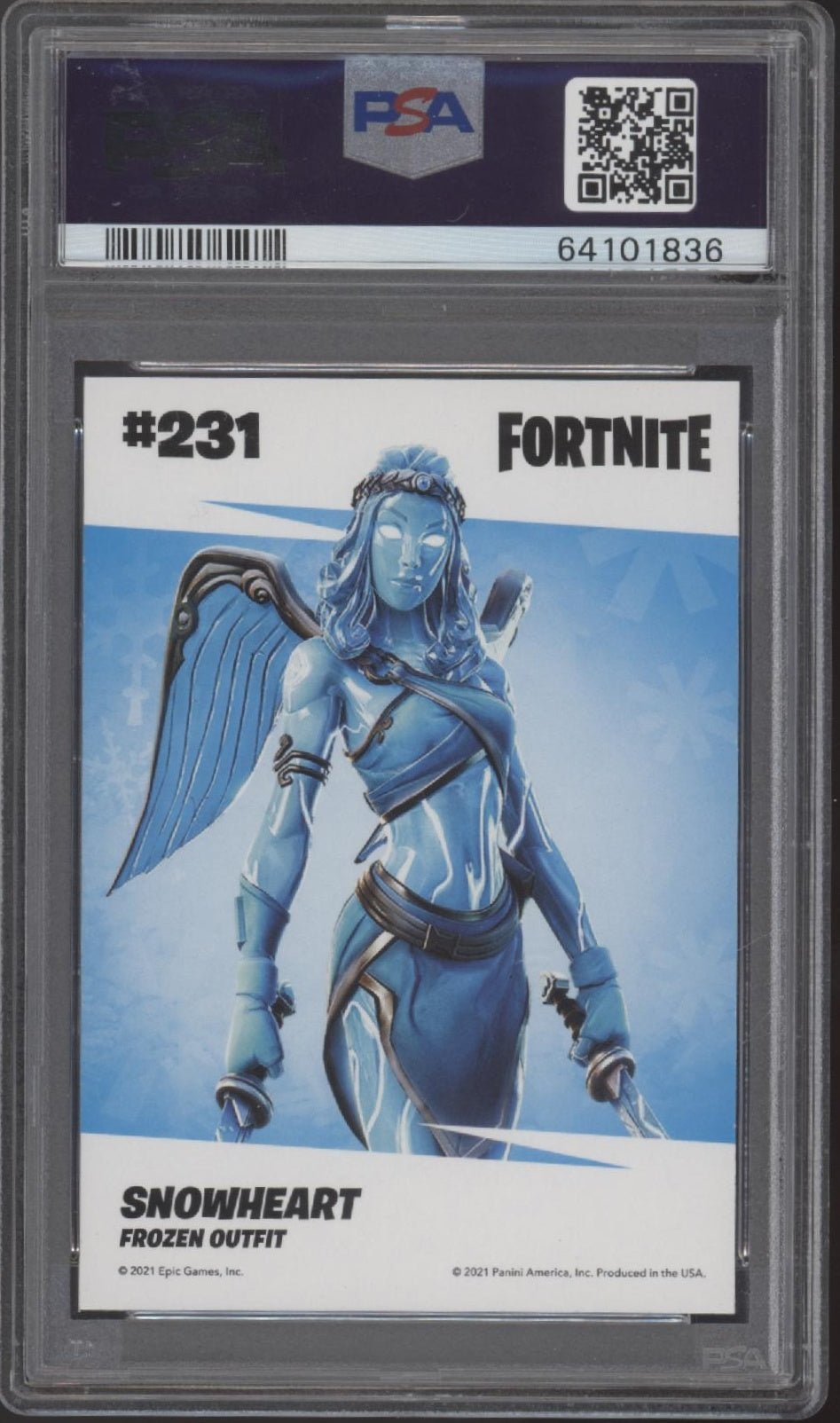 Snowheart 2021 Panini Fortnite Holofoil #231 PSA 6 - Collector Store LLC