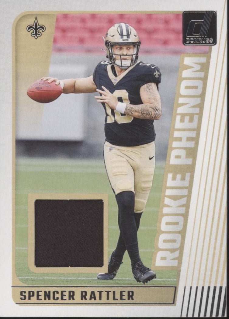 Spencer Rattler 2024 Panini Donruss Rookie Phenom Swatch RC #RPJ - SRA #2 - Collector Store LLC