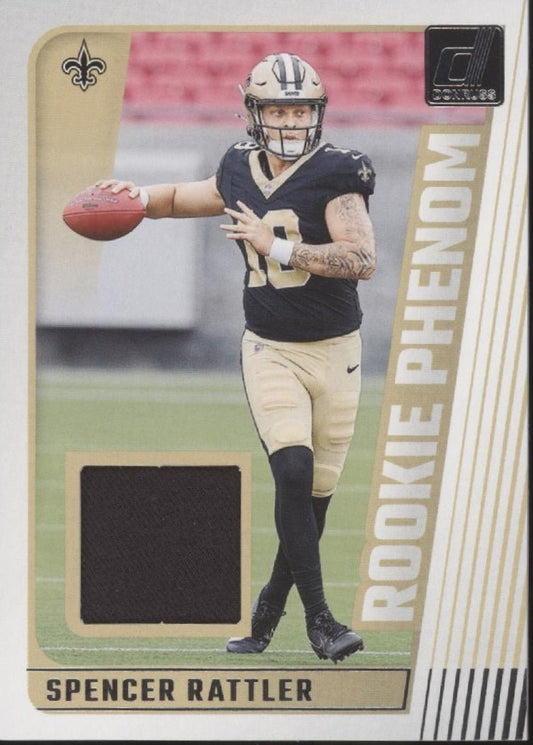 Spencer Rattler 2024 Panini Donruss Rookie Phenom Swatch RC #RPJ - SRA #2 - Collector Store LLC