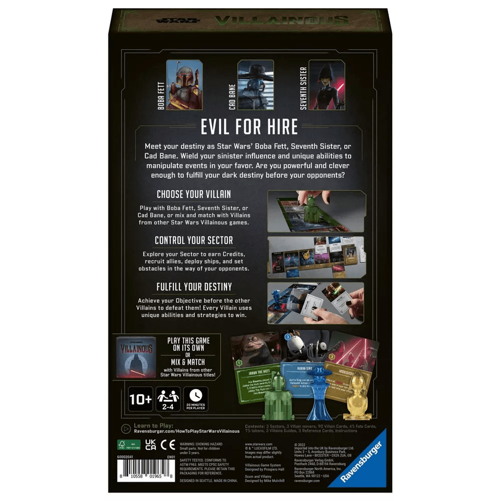 Star Wars Villainous: Scum & Villainy - Collector Store LLC