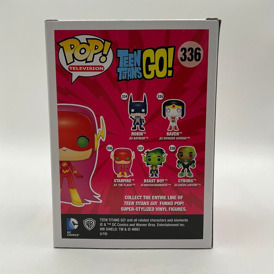 Starfire as The Flash Funko Pop! Teen Titans Go! 336 Toys R Us - Collector Store LLC