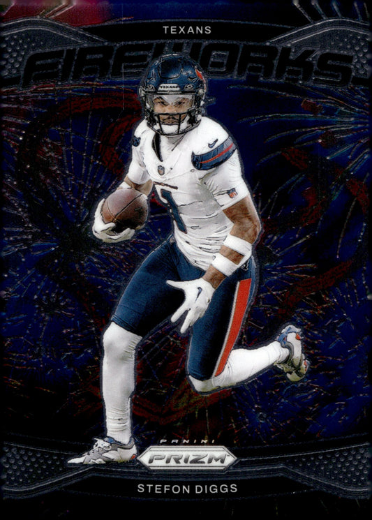 Stefon Diggs 2024 Panini Prizm Fireworks #9 #1 - Collector Store LLC