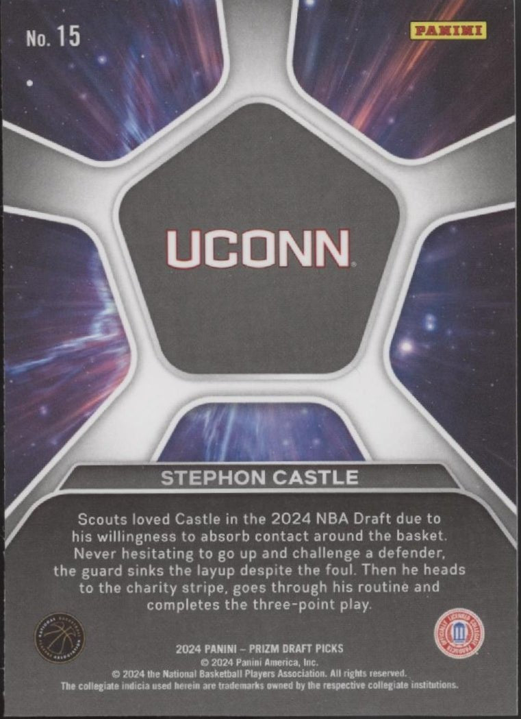 Stephon Castle 2024 Panini Prizm Draft Picks Deep Space RC #15 - Collector Store LLC