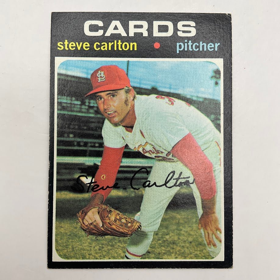 Steve Carlton 1971 Topps #55 St. Louis Cardinals VG - EX #3 - Collector Store LLC