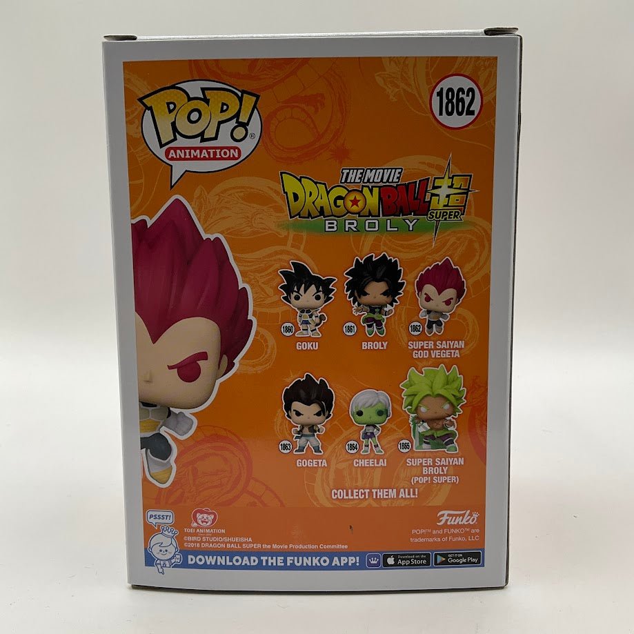Super Saiyan God Vegeta Funko Pop! Dragon Ball Super Broly #1862 - Collector Store LLC