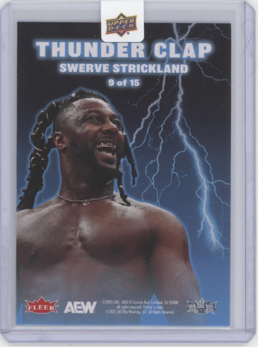 Swerve Strickland 2025 Upper Deck Fleer Ultra Thunder Clap #9 - Collector Store LLC
