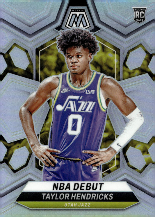 Taylor Hendricks 2023 - 24 Panini Mosaic NBA Debut Prizm RC #261 - Collector Store LLC