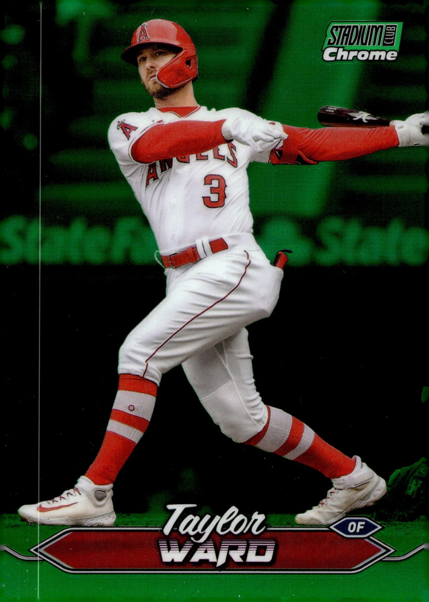 Taylor Ward 2024 Topps Stadium Club Chrome Green Refractor #73 - Collector Store LLC