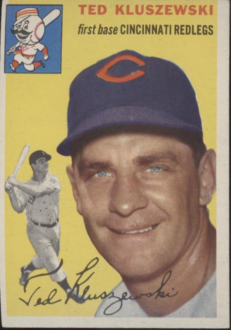 Ted Kluszewski 1954 Topps 7 Cincinnati Redlegs VG - EX - Collector Store LLC