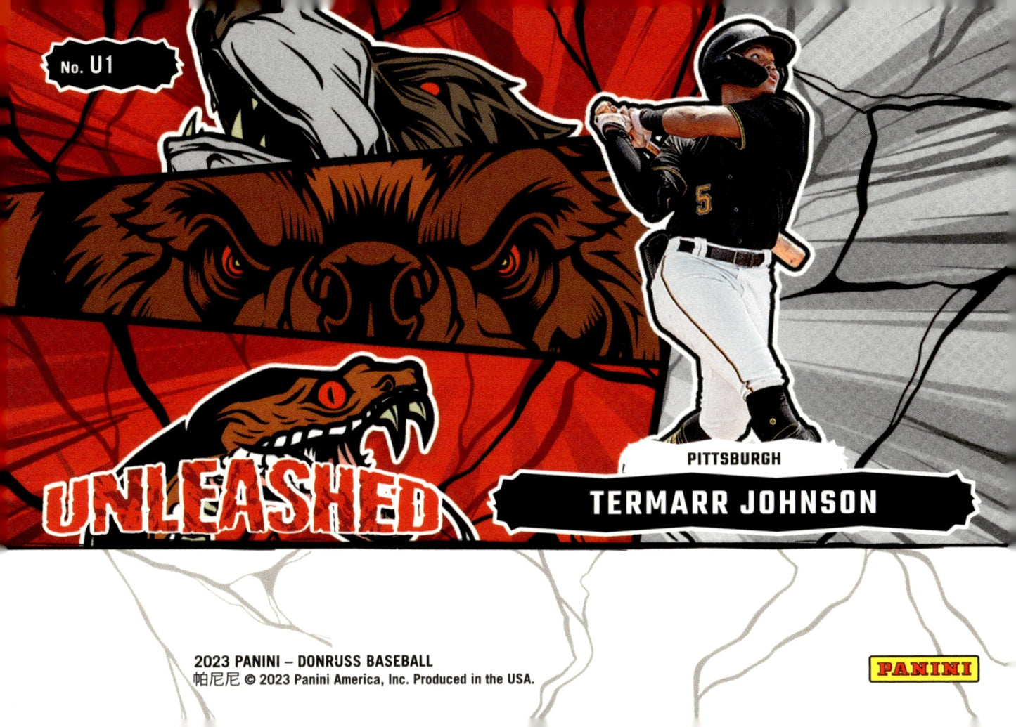 Termarr Johnson 2023 Panini Donruss Unleashed #U1 - Collector Store LLC