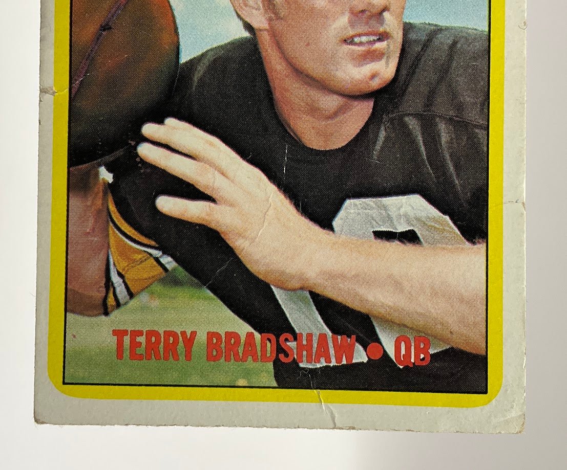 Terry Bradshaw 1972 Topps #150 Pittsburgh Steelers VG - Collector Store LLC