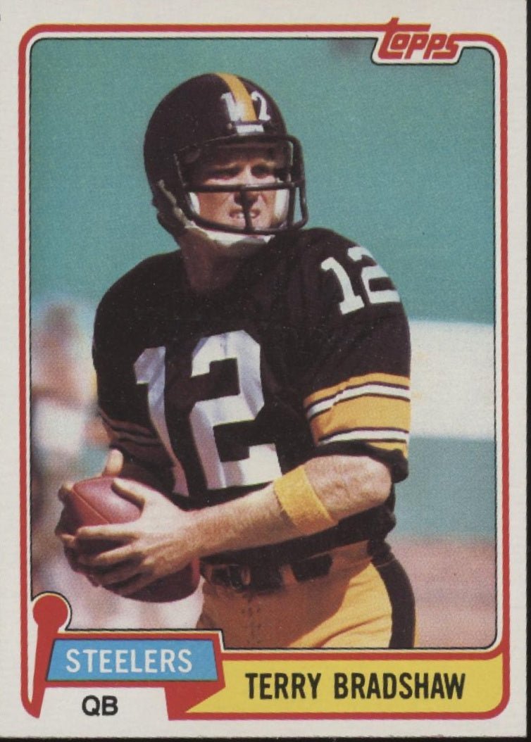 Terry Bradshaw 1981 Topps #375 Pittsburgh Steelers - Collector Store LLC