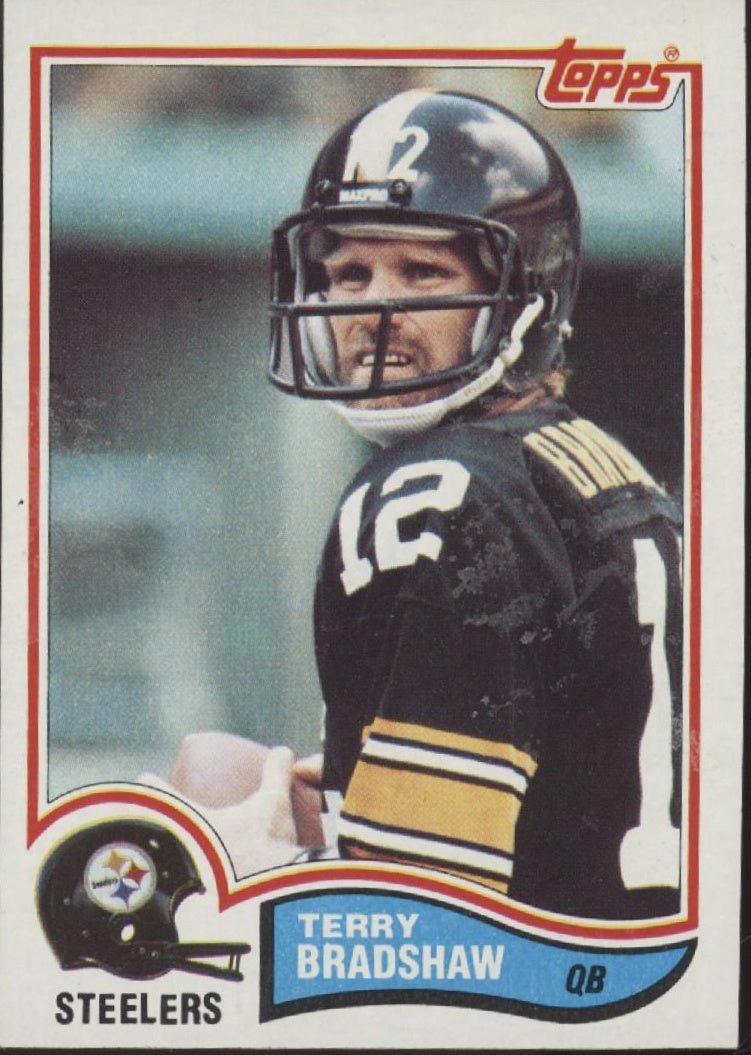 Terry Bradshaw 1982 Topps #204 Pittsburgh Steelers #2 - Collector Store LLC